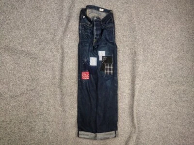 Vintage Edwin Japan Made esc33l Embroidered Selvedge Denim Jeans - Image 1 of 4