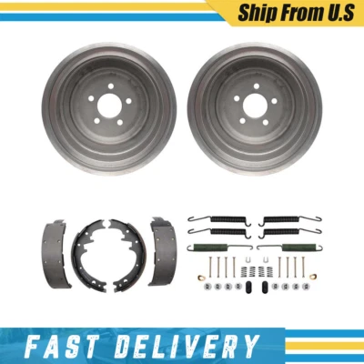 Fits 1970 Plymouth Barracuda Rear Drums Brake Shoes & Hardware Spring Kit - Image 1 of 4