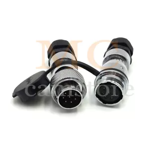 WS20 8 pin Circular Waterproof IP67 Connector,Aviation Cable Connector Plug - Picture 1 of 7