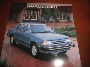 1986 Ford Tempo Sales Brochure - like new condition - 24 pages - Picture 1 of 2