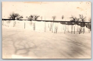 RPPC 1920s Snowbound Structure Postcard S5-126 - Picture 1 of 2