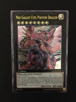 Yu Gi Oh Neo Galaxy-Eyes Photon Dragon GAOV-EN041 Ultimate 1st Edition - Bild 1 von 4