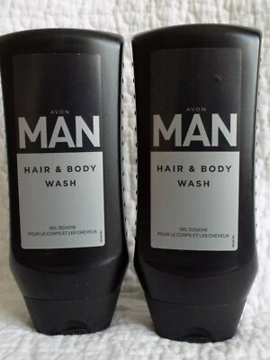 AVON ~ 2 x MAN HAIR & BODY WASHES ~ 250ml each  ~  * BRAND NEW * - Image 1 of 4