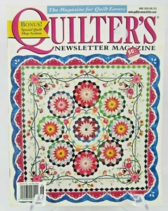 2003 June No.353 Quilter's Newsletter Magazine Special Quilt Shop Section - Picture 1 of 3