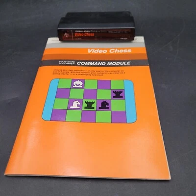 Vintage Gaming Video Chess 1979 TI 99/4a Texas Instruments Cartridge & Manual - Image 1 of 4