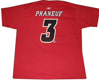 Calgary Flames Dion Phaneuf Reebok Red Oversized T Shirt New tags 2XL - Image 1 of 3