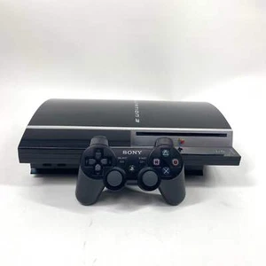 Sony PlayStation 3 Fat PS3 40 GB console nera sistema di gioco CECHG01 - Foto 1 di 9