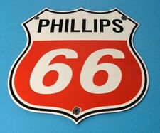 New ListingVintage Phillips 66 Gasoline Porcelain Gas Motor Service Station Pump Oil Sign