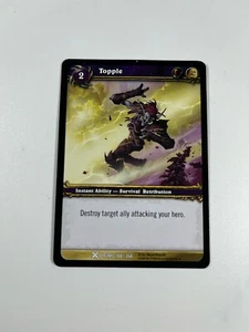 Topple World Of Warcraft Drums Of War Light Play Wow Card - Picture 1 of 6