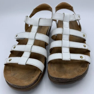 Sandalias Naturalizer Finale Comfort para mujer Gladiador Pescadores Blancas Talla 8 Foto 1 de 4