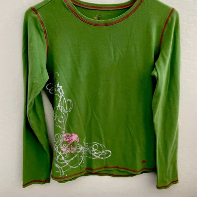 Camisa de Dormir Jenni Rosa Calavera Diseño Bordado Conejito Logo Super Cool Suave Usada en Excelente Condición Foto 1 de 4