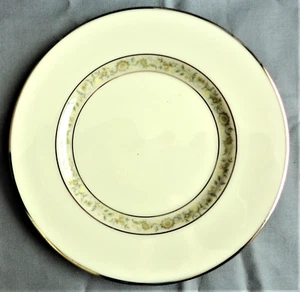 Lenox SPRINGDALE 6-3/8" Bread & Butter Plate w/ Platinum Trim, Discontinued 1989 - Picture 1 of 5