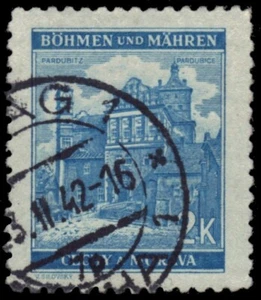 BOHEMIA and MORAVIA 53A - Architecture "Pardubice Castle" (pb49047) - Picture 1 of 1