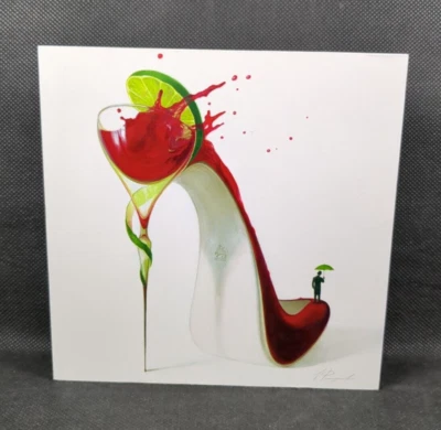 Imagen en bloque de Inna Panasenko de su colección "Stilleto" ZAPATO ROJO CON LIMA Foto 1 de 4