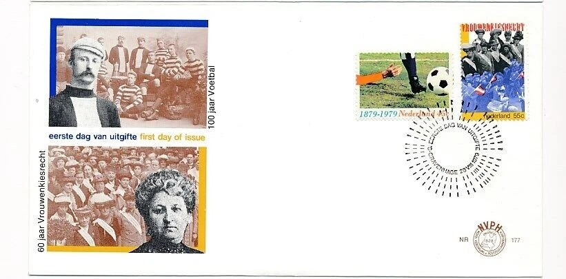 D56877 NVPH 177 Centenary Soccer in Netherlands FDC Netherlands - Image 1 of 1