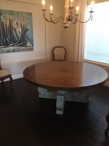 Michael Taylor Designs 72" Round Dining Table Cover