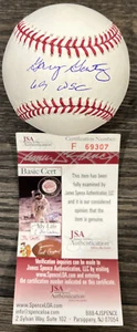 🔥Gary Gentry NY Mets SIGNED & Autographed MLB Baseball. 69 WSC Insc. JSA Cert. - Picture 1 of 5