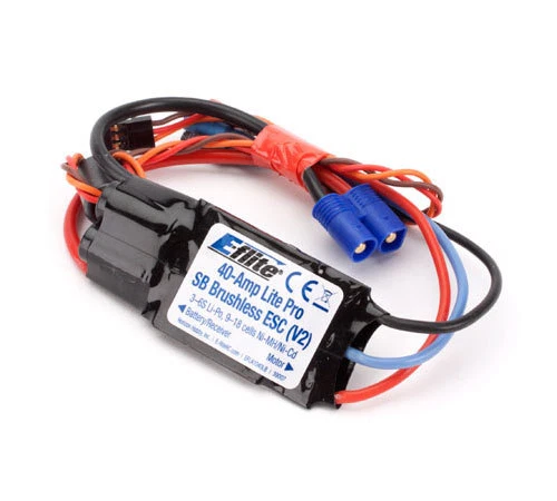 E-Flite 40-Amp Lite Pro Brushless ESC V2 w/Switch-Mode BEC - FREE SHIPPING - Image 1 of 1