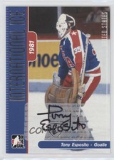 2006 In the Game-Used International Ice Signature Series Tony Esposito Auto HOF