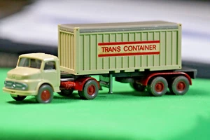 WIKING - MB 1413 - Container-SZ "Trans Container" - Papier rot- unbespielt - TOP - Bild 1 von 11
