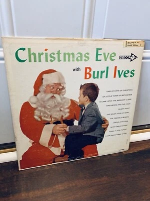 RARE Christmas Eve With BURL IVES Vinyl Lp Mono Decca Records EXCELLENT Vintage - Image 1 of 4