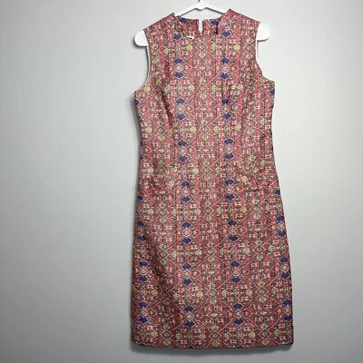 Vestido Vaina Mujer Sin Mangas Simple Anne Klein Talla 4 con Bolsillos Colores Rosa Foto 1 de 4