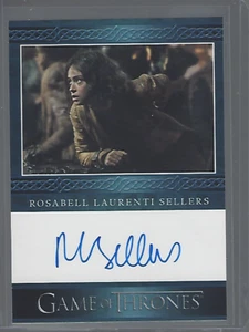 Game of Thrones Legends of the Realm Laurenti Sellers (Blue) Autograph - Picture 1 of 1