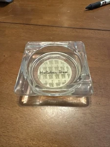 Vintage Holiday Inn Hotel Ashtray Square Clear Glass 1980s 4” X 4” - Picture 1 of 10