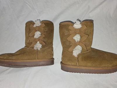 Botas Cortas Koolaburra By Ugg Niñas Niños Pequeños Talla 13 Marrón Castaño Foto 1 de 4