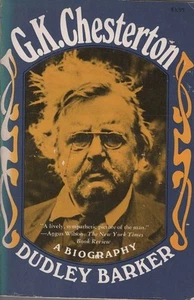 DUDLEY BARKER G.K.Chesterton 1975 SC Book - Picture 1 of 1