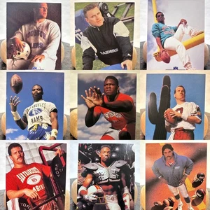 1991 NFL Pro Set Portrait Football Trading Card 1-100 You Pick Funny Gift - Picture 1 of 187