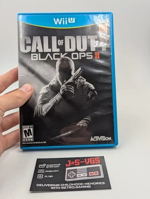 Juego Nintendo Wii U Call of Duty Black Ops II con Estuche y Disco Probado Foto 1 de 4