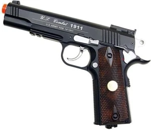500 fps new full metal airsoft m 1911 gas co2 hand gun pistol w/ 6mm bb bbs(A... - Picture 1 of 8