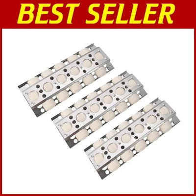 Bandejas de briquete de aço inoxidável para churrasqueira Galore Grill, 16,5" - Imagem 1 de 4