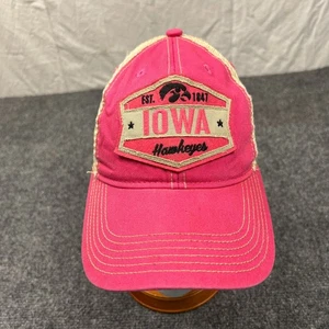 Gorra Legacy Iowa Hawkeyes 1847 Snapback para mujer ajustable rosa malla trasera - Imagen 1 de 9