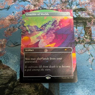 MTG Crucible of Worlds Galaxy Foil Play Condition - Image 1 of 2