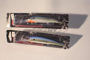 2 BANDIT LURES SUSPENDING MINNOW 3/4 OZ 4-5/8"  SEXY SHAD - Picture 1 of 2