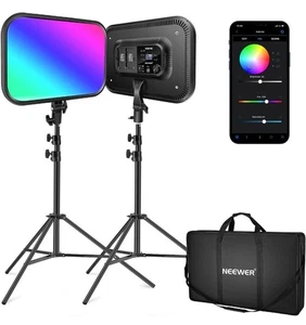 NEEWER RGB LED Video Light 2-Pack - Picture 1 of 4