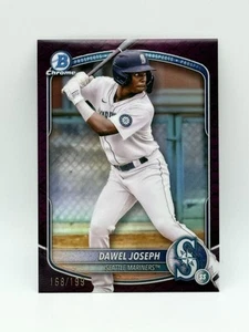 2025 Bowman Dawel Joseph Fuchsia Reptilian Refractor /199 BCP-8 - Picture 1 of 2