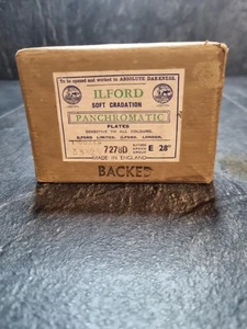Ilford Panchromatische Glasplatten 31/4x21/2 weiche Abstufung versiegelt 1 Dutzend - Bild 1 von 6