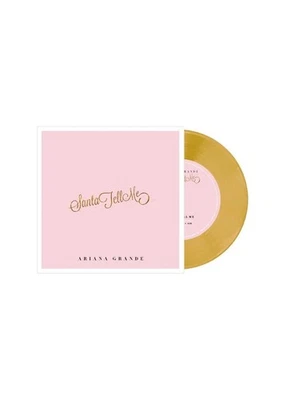 ARIANA GRANDE ❄️ Santa Tell Me ❄️ / True Love Ltd. Exkl. Gold 7" Vinyl OVP & NEU - Bild 1 von 3