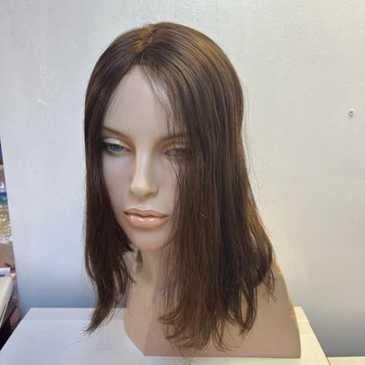 Peluca de pelo hecha en Alemania 100% cabello humano Remy Foto 1 de 4