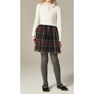 J. Crew Girls' Tartan Tulle Dress Size 10 NWT - Picture 1 of 8