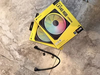 CORSAIR LX RGB Series, iCUE LINK LX140 RGB, 140mm Fan, Dual Pack - Image 1 of 2