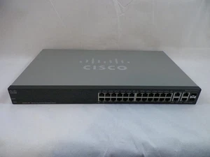 Cisco SG300-28P 28-Port Gigabit PoE Managed Switch - Picture 1 of 9
