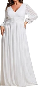 EVER PRETTY Formal Evening Party Bridal Wedding Elegant Maxi Dress Size 24 5XL - Picture 1 of 5