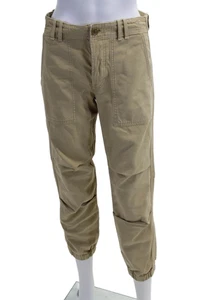 Citizens of Humanity Unisex Cargo Jogger Khakis Pants Beige 100% Cotton Size 24 - Picture 1 of 7