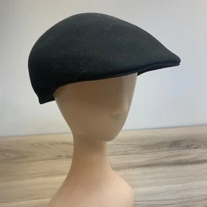 Pendleton Virgin Wool Vintage Beret Hat Cap Mens Large Black - Picture 1 of 8