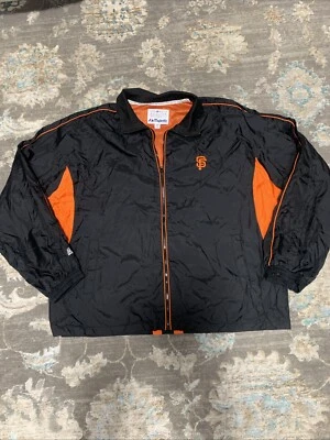 San Francisco Giants Mens Rally Track Jacket( Windbreaker Material) 3XL - Image 1 of 4