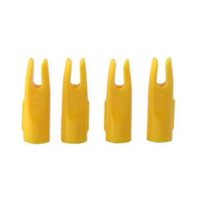 50pcs 5/16 Archery Nock Pin Shaft Glue-on Nock Bow DIY Wood Bamboo Arrow Tails - Image 1 of 4